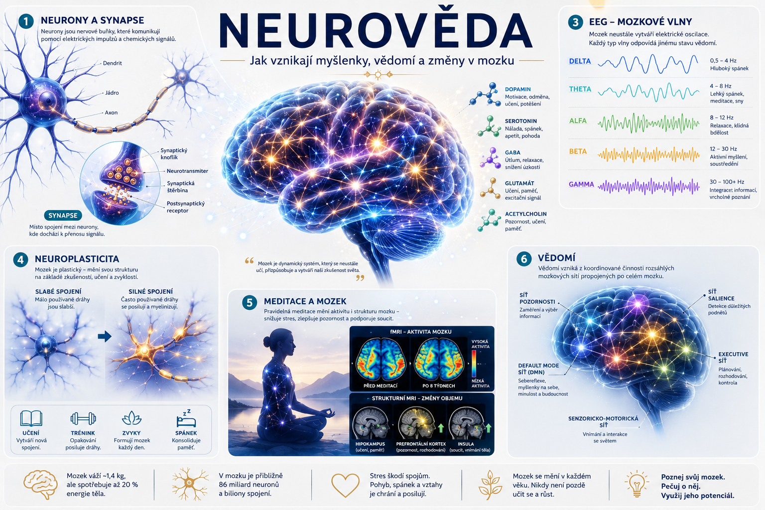 Jak mozek vytváří myšlenky a vědomí | Neurověda